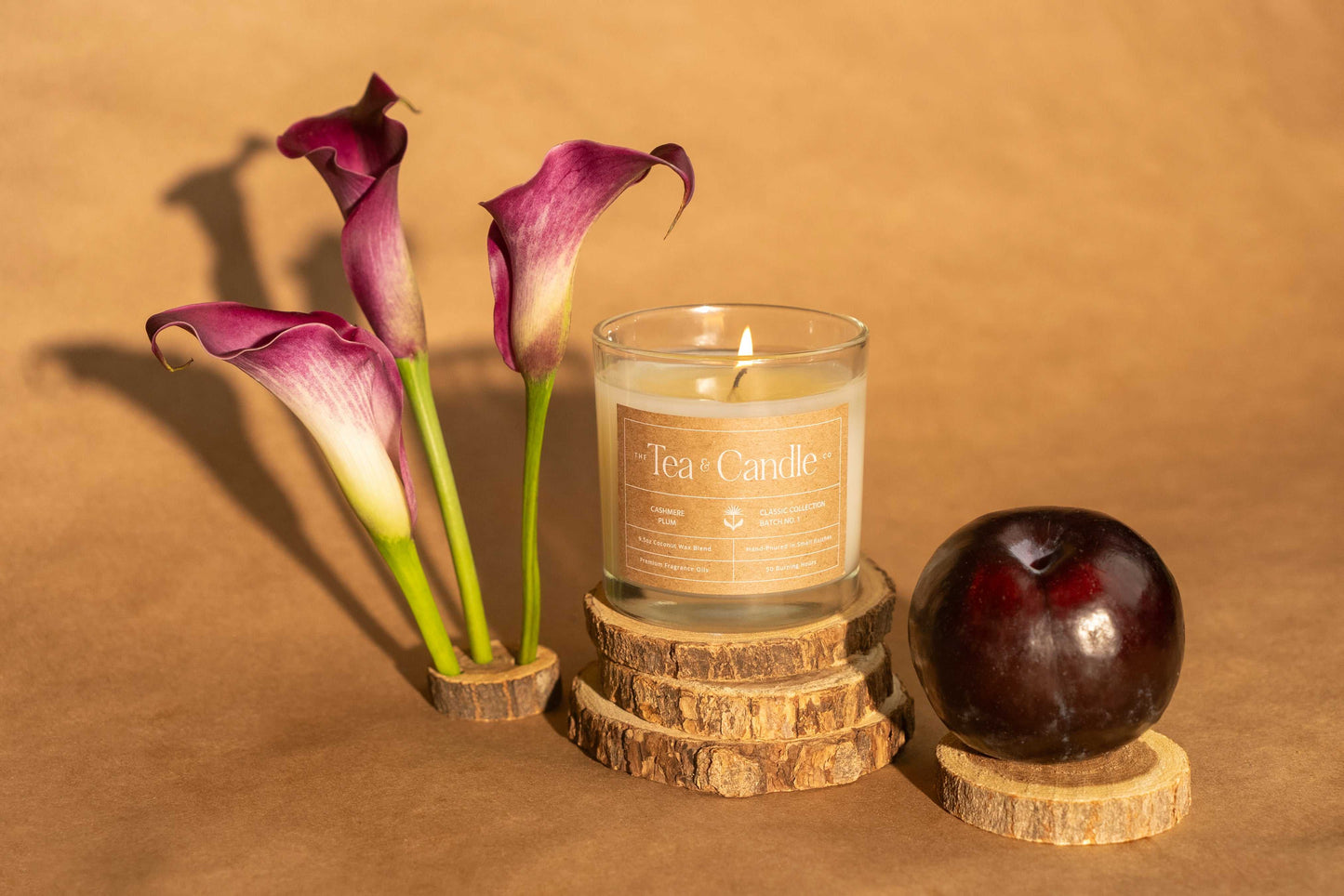 Cashmere Plum Coconut Wax Candle