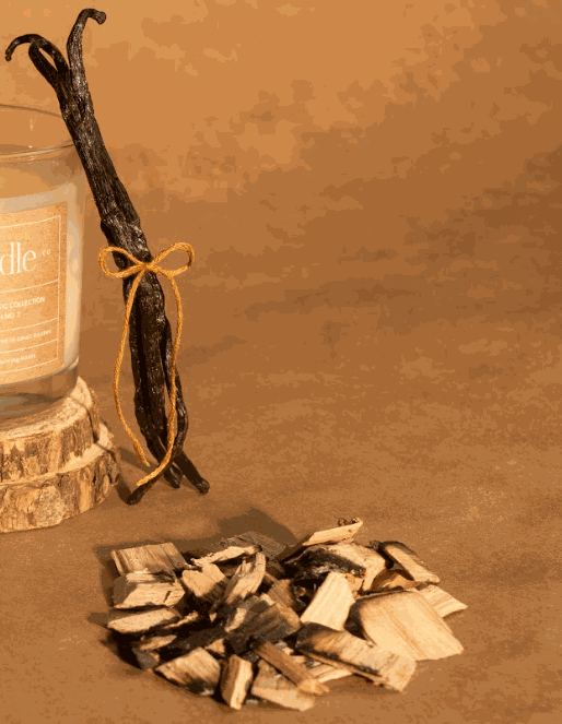 Smoked Vanilla Coconut Wax Candle