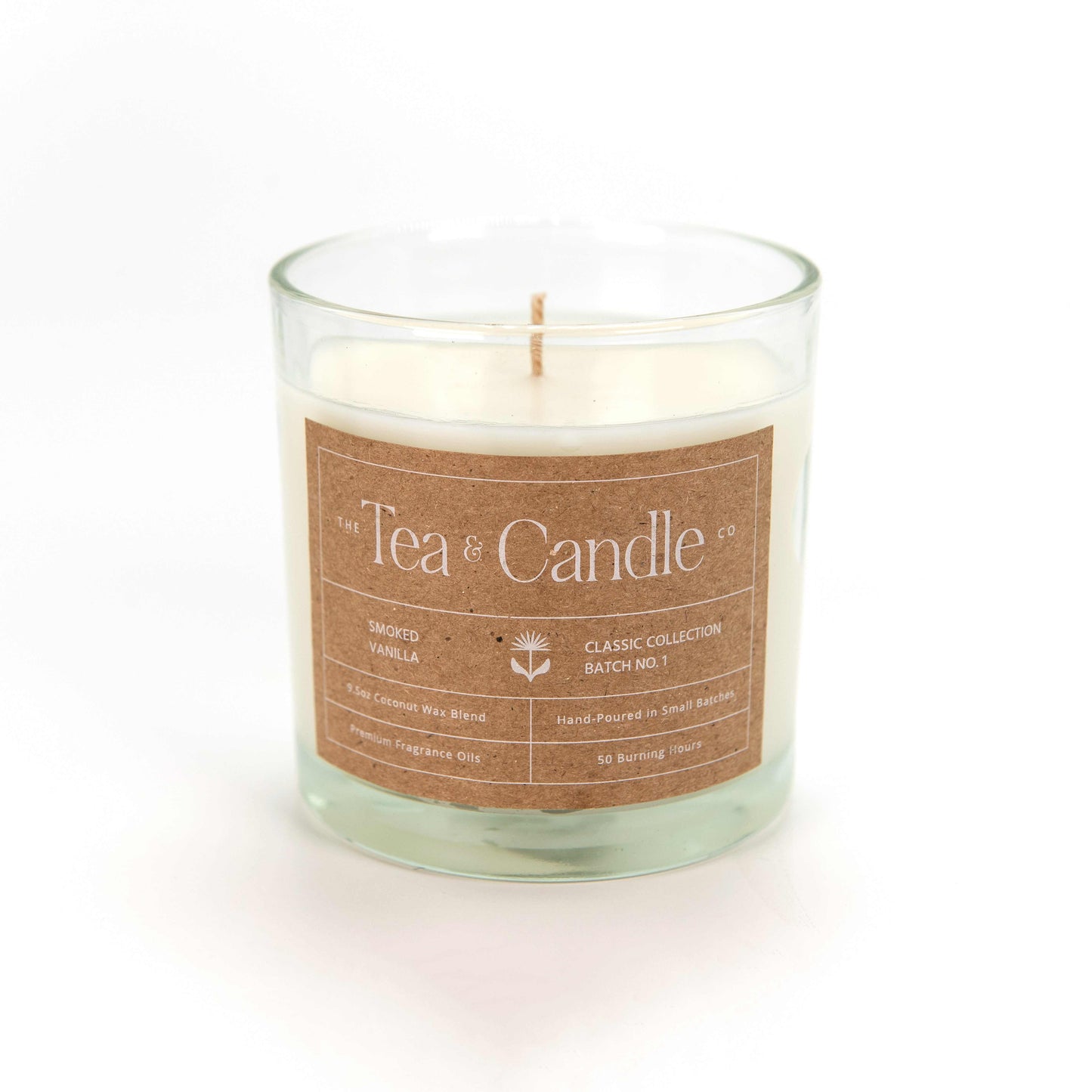 Smoked Vanilla Coconut Wax Candle - The Tea & Candle Company
