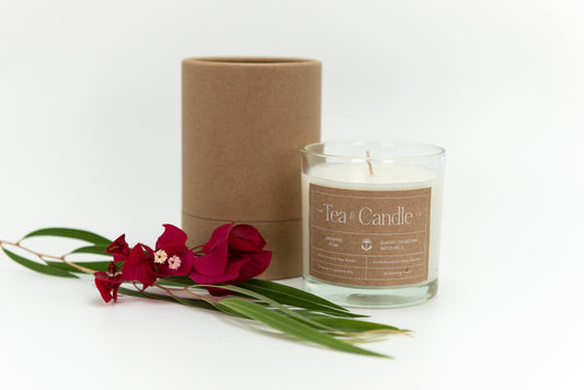 Cashmere Plum Coconut Wax Candle - The Tea & Candle Company